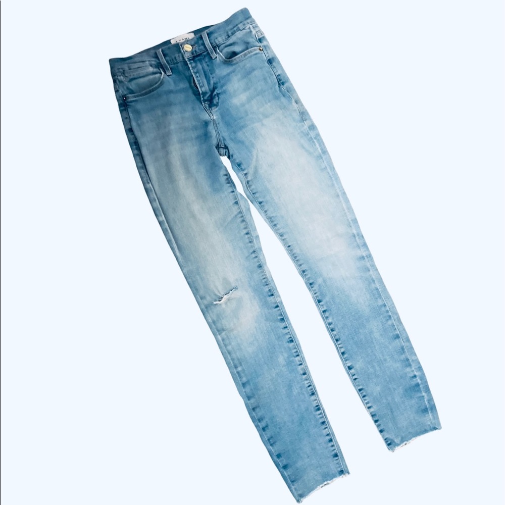 Frame Le High Straight Jeans